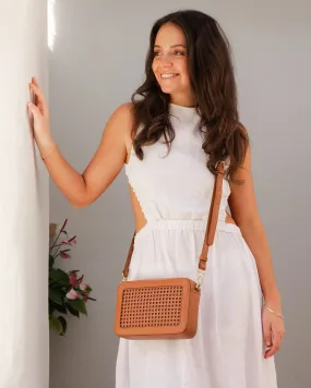 Giselle Crossbody Bag in Tan