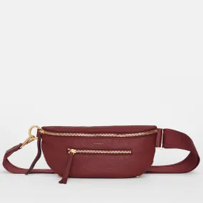 Hammitt Charles Leather Belt Bag in Pomodoro Red