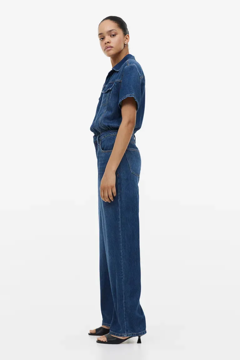 H&M lightweight jumpsuit, indigo