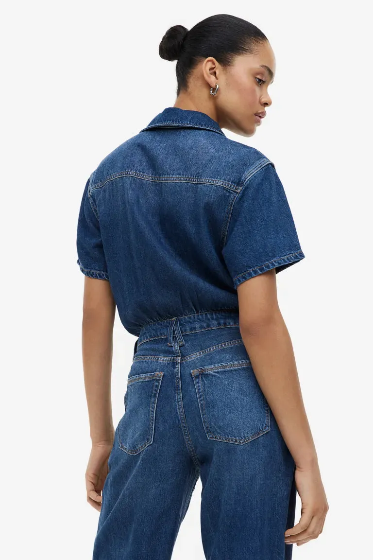 H&M lightweight jumpsuit, indigo