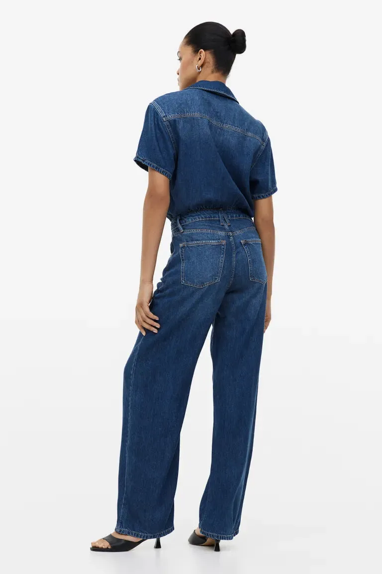 H&M lightweight jumpsuit, indigo