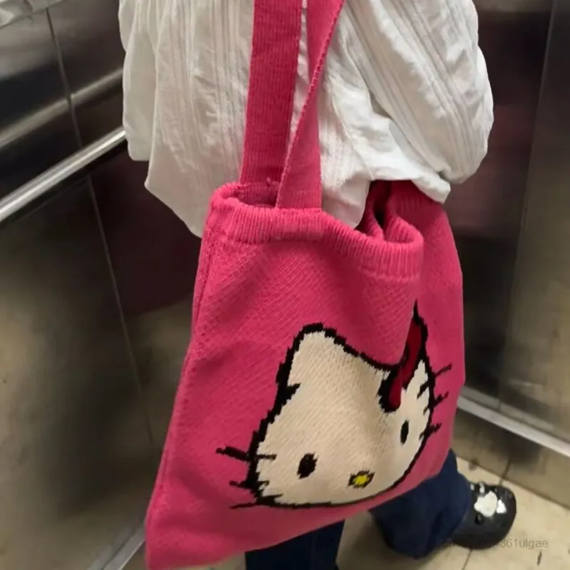 Hello Kitty Knit Tote Bag