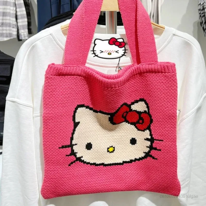 Hello Kitty Knit Tote Bag