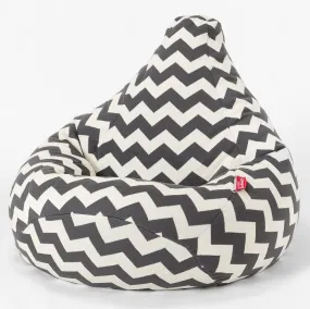 Highback Bean Bag Chair - Knitted Aztec