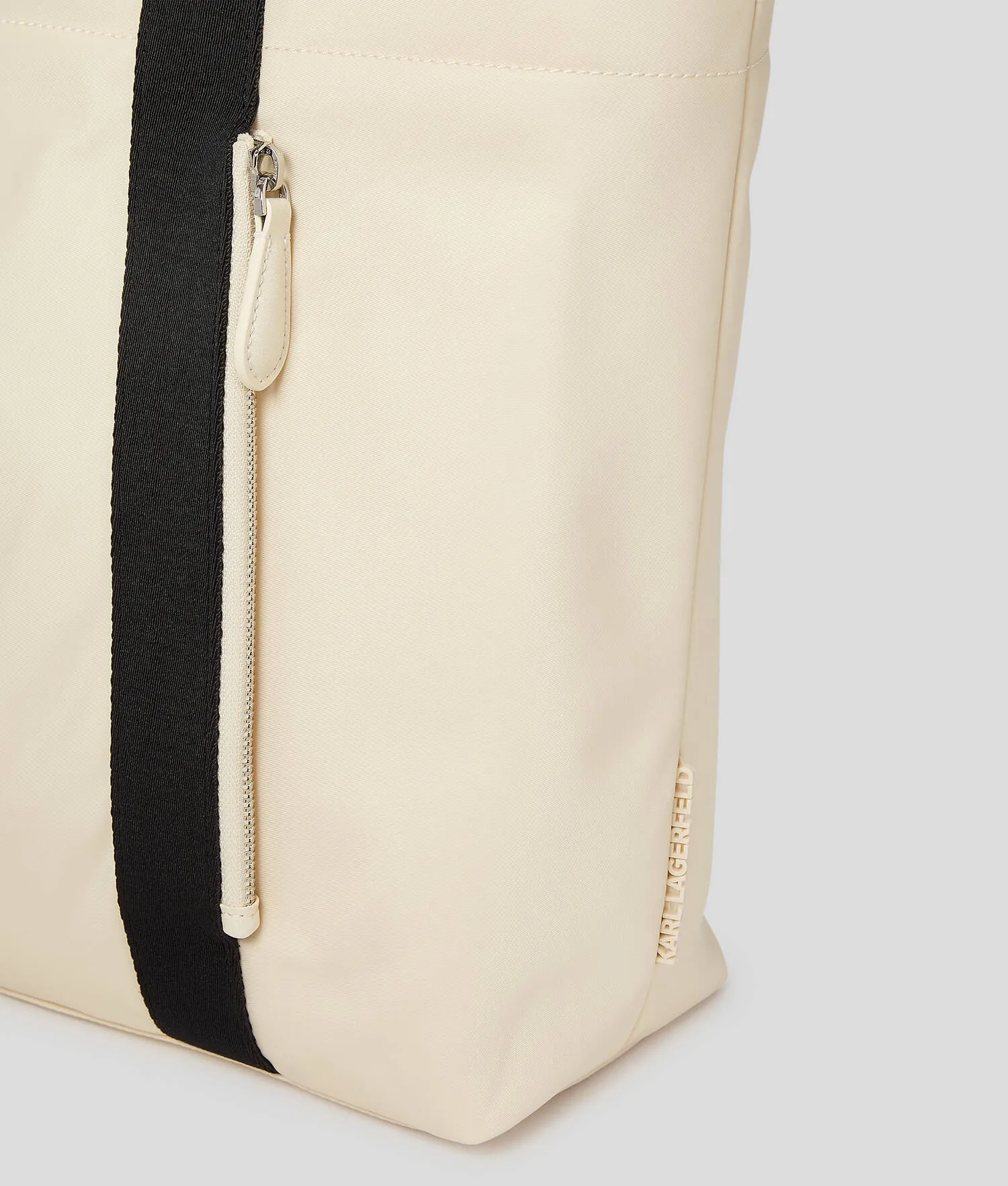 K/IKONIK NYLON LARGE ZIP-TOP TOTE BAG