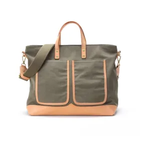 Large Canvas Bag,Leather Canvas Tote Bag,Large Weekend Bag For Women-i7bags