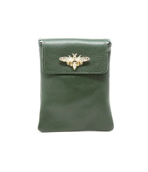 Leather Cellphone Crossbody - multiple colors