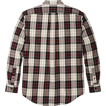 Lightweight Alaskan Guide shirt men's Filson, white/black/red