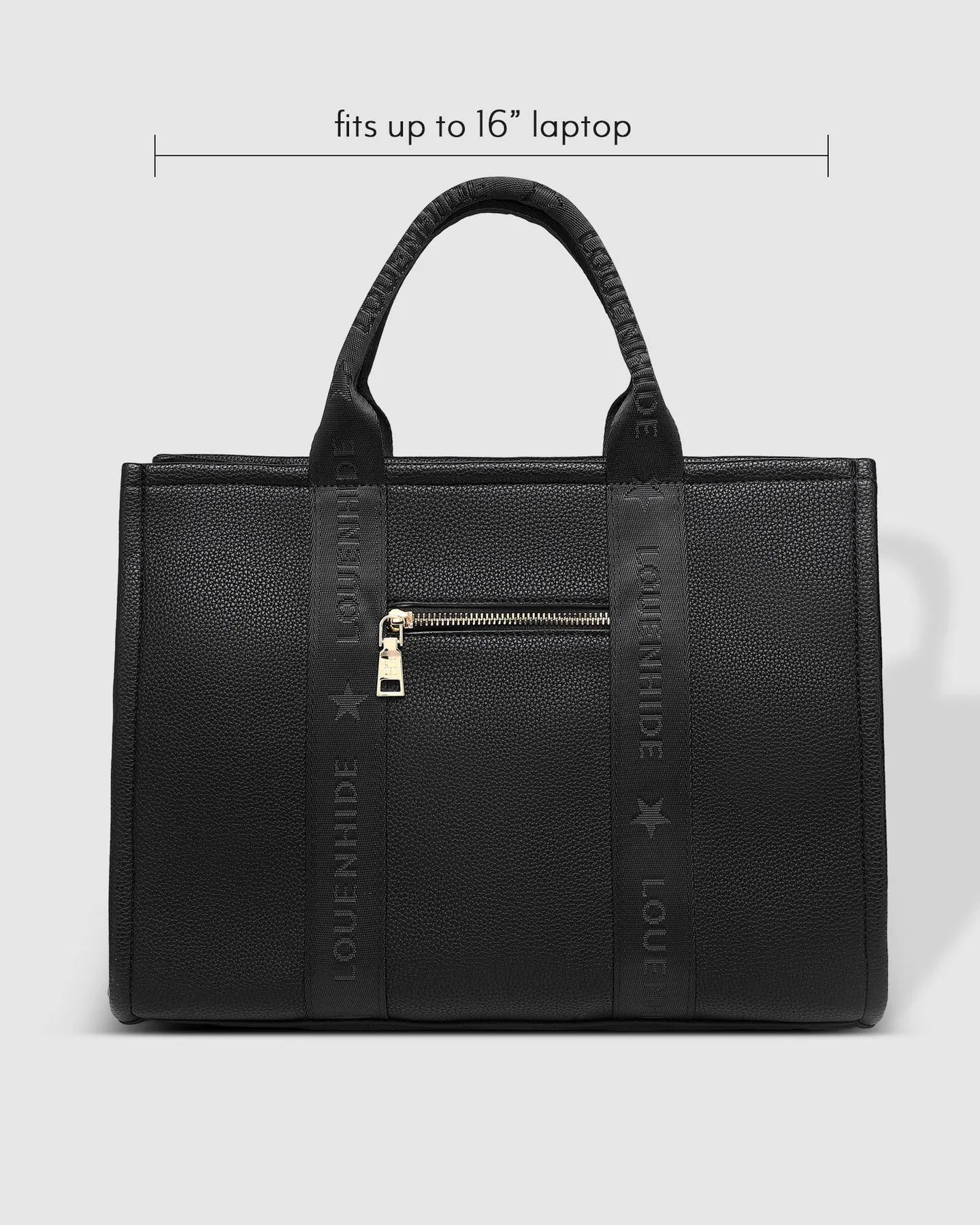 MANHATTAN LOGO TOTE BLACK