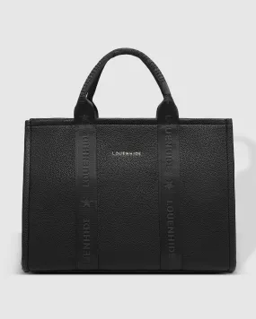 MANHATTAN LOGO TOTE BLACK