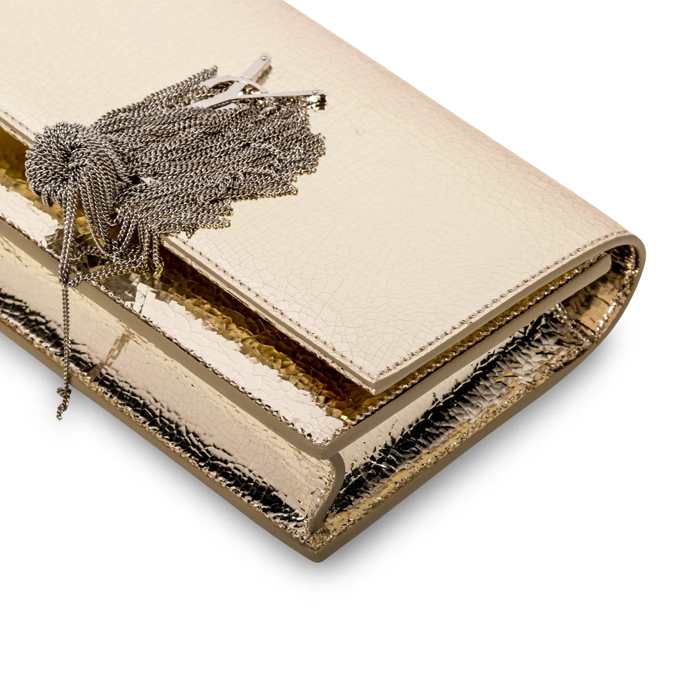 Metallic Kate Tassel Bag