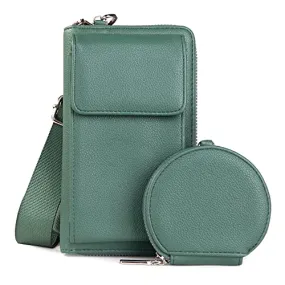 Montana West Crossbody Cell Phone Purse For Women Western Style Cellphone Wallet Bag Travel Size With Strap MBB-MWC-180GN-SS