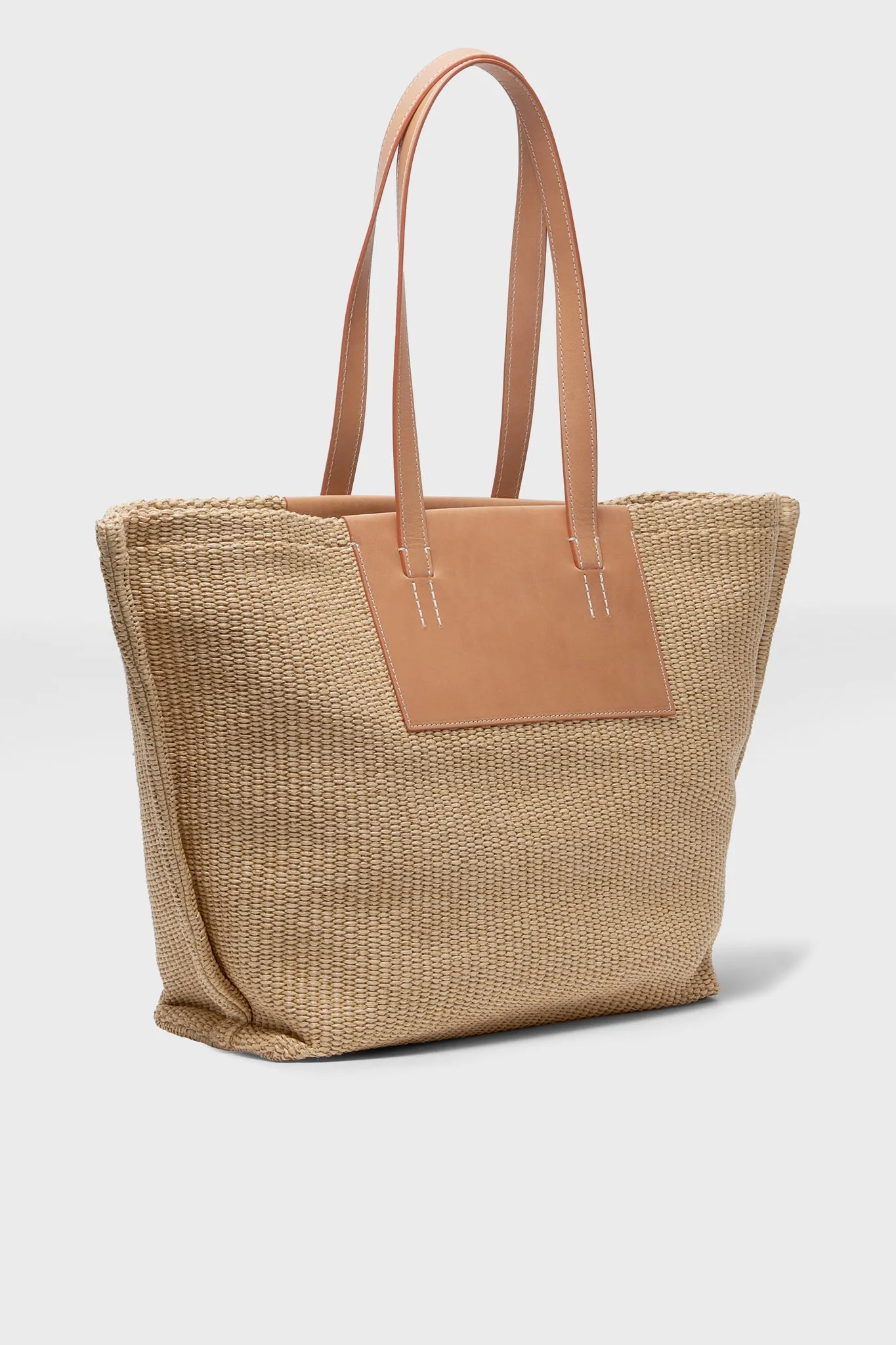 Natural Raffia Market Tote