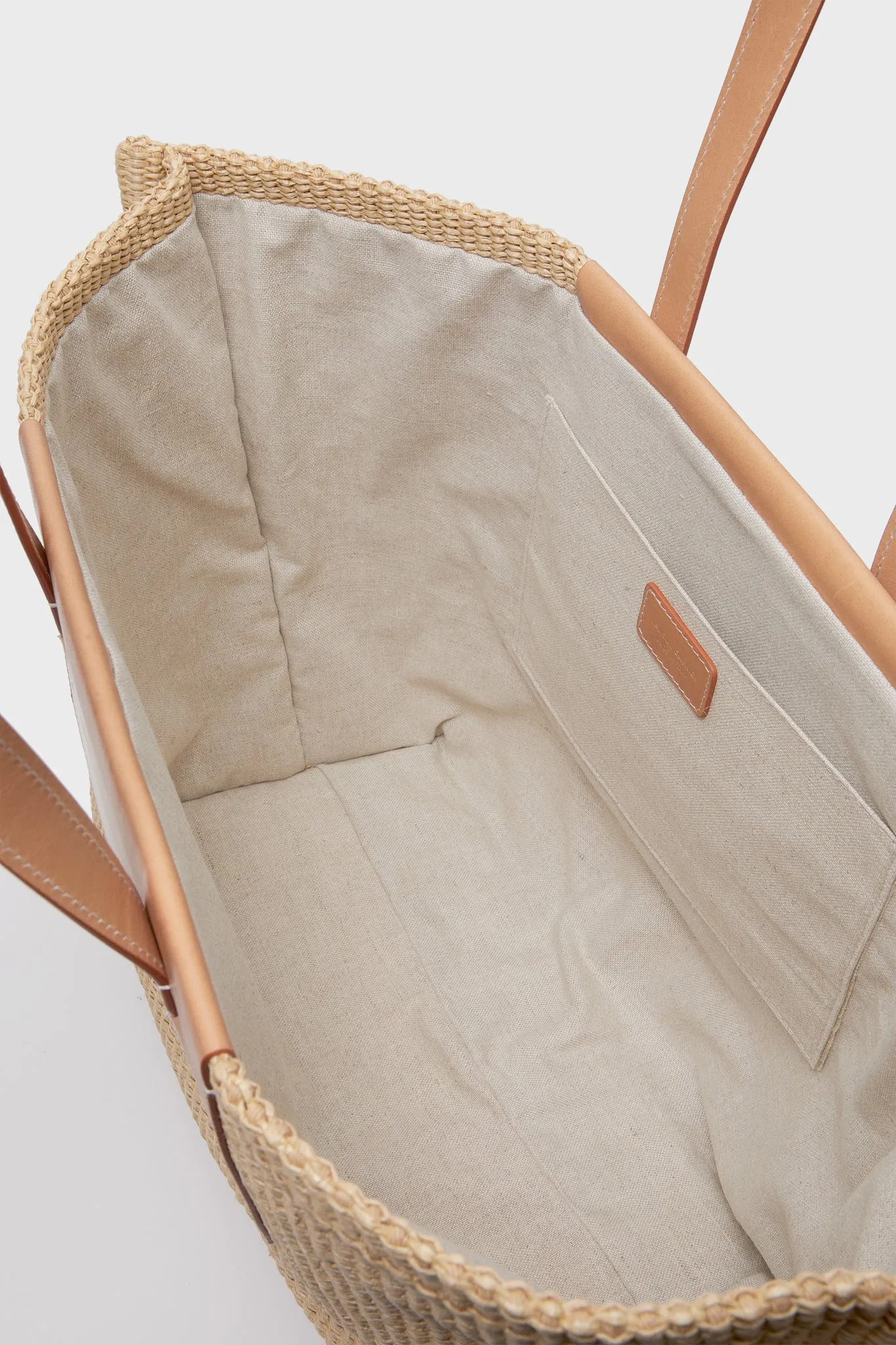 Natural Raffia Market Tote