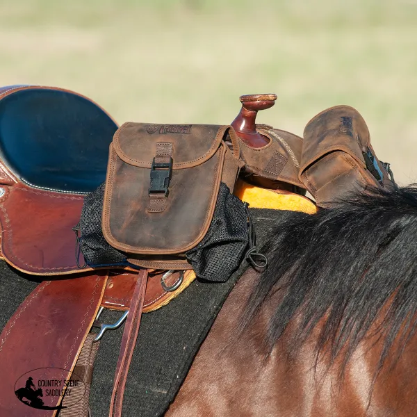 New! Cashel Horn Bag Small Distressed Leather