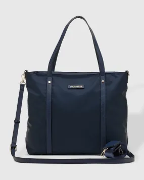 NORA NYLON TOTE BAG NAVY
