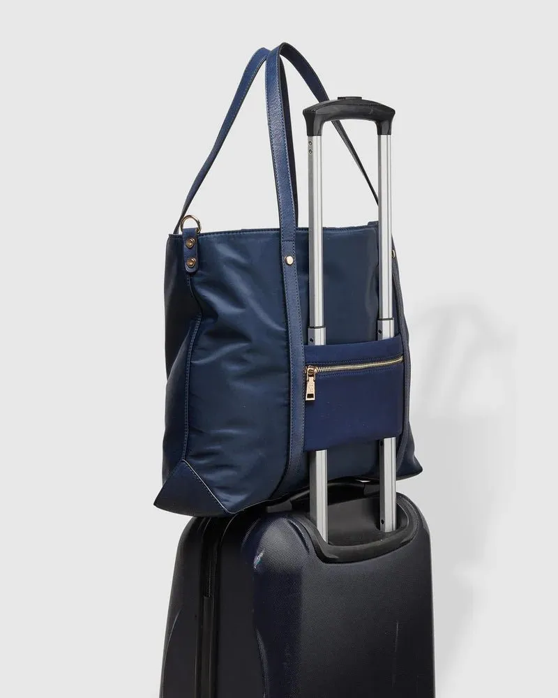 NORA NYLON TOTE BAG NAVY