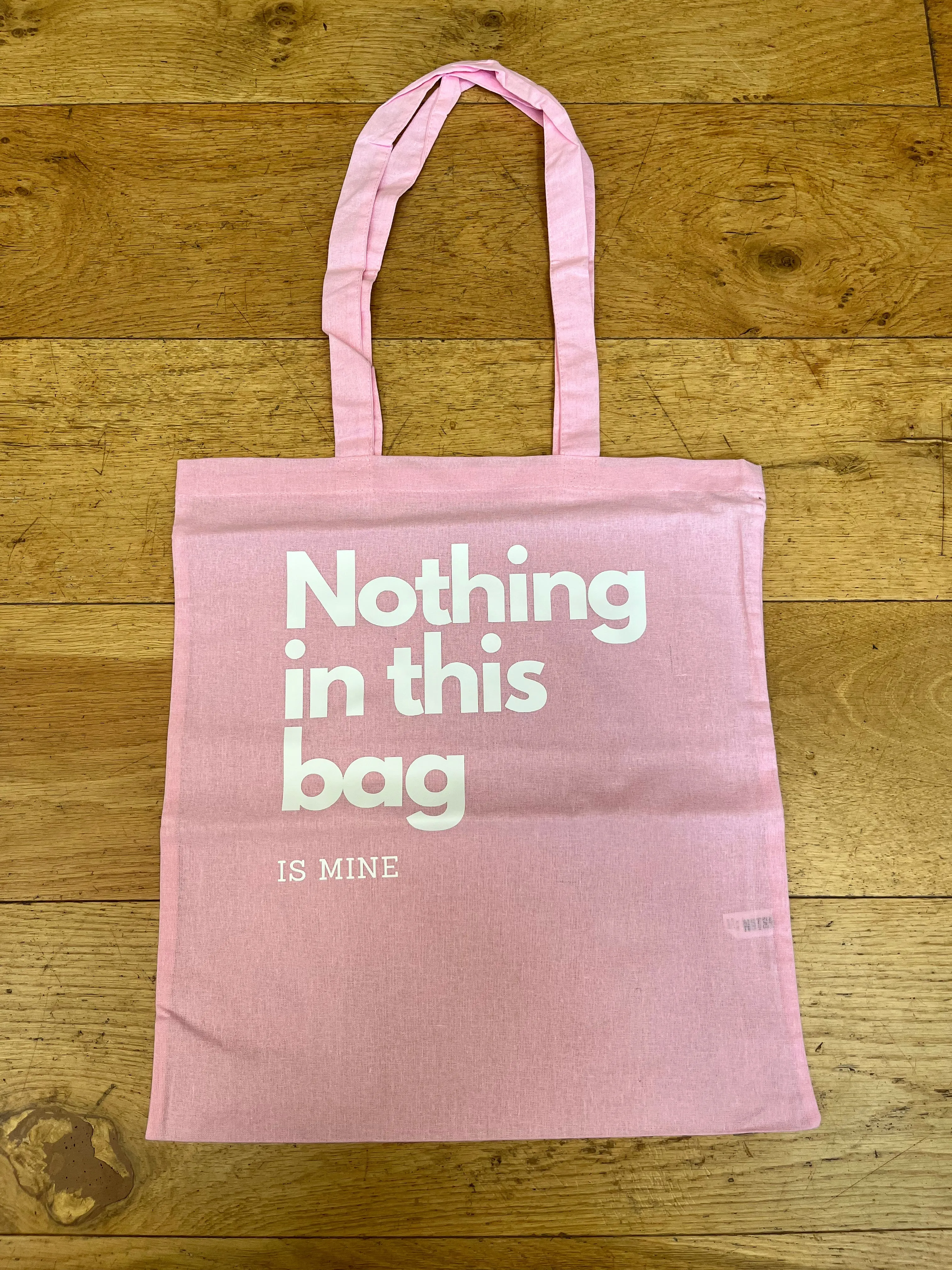 Nothing in This Bag Natural Dyed Canvas Tote Bag (5 Colours)