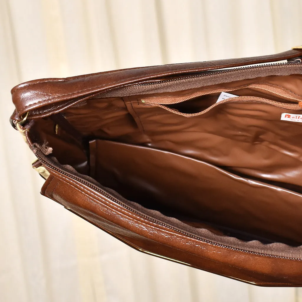 NWT 1970s Vintage Tan Canvas Handbag