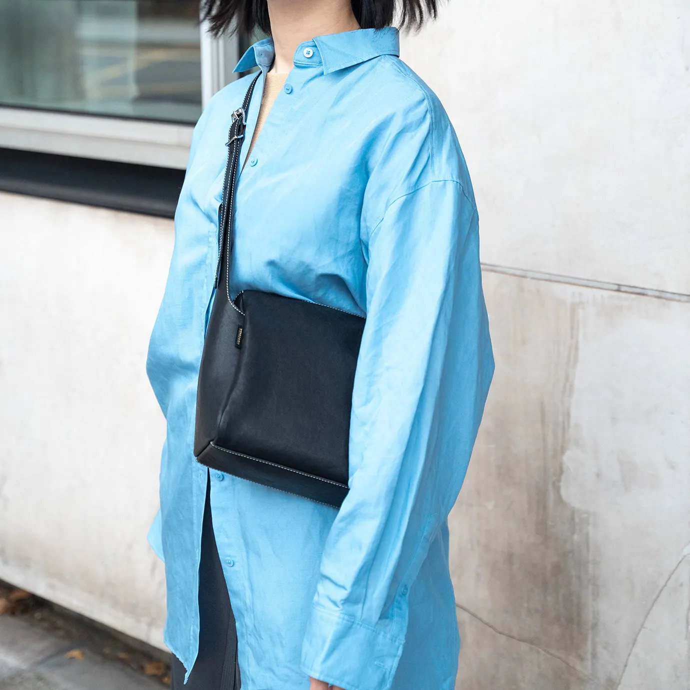 Petrichor Pockets Sac À Bandoulière - Gris Clair