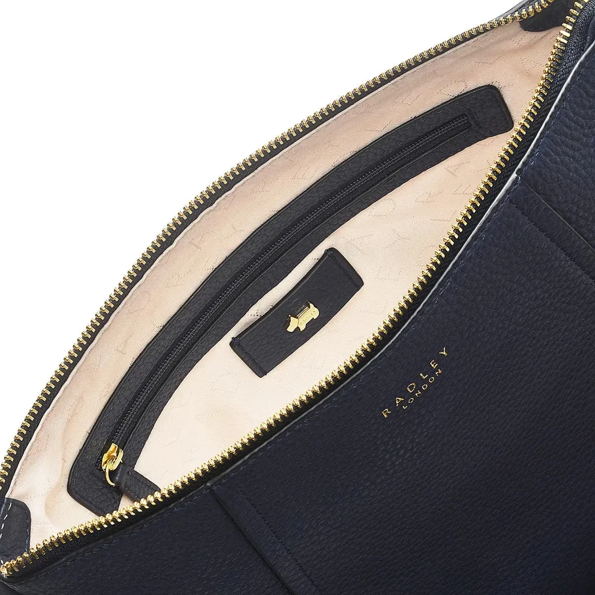 Radley Wood Street 2.0 Medium Zip-Top Cross Body Bag Ink Blue