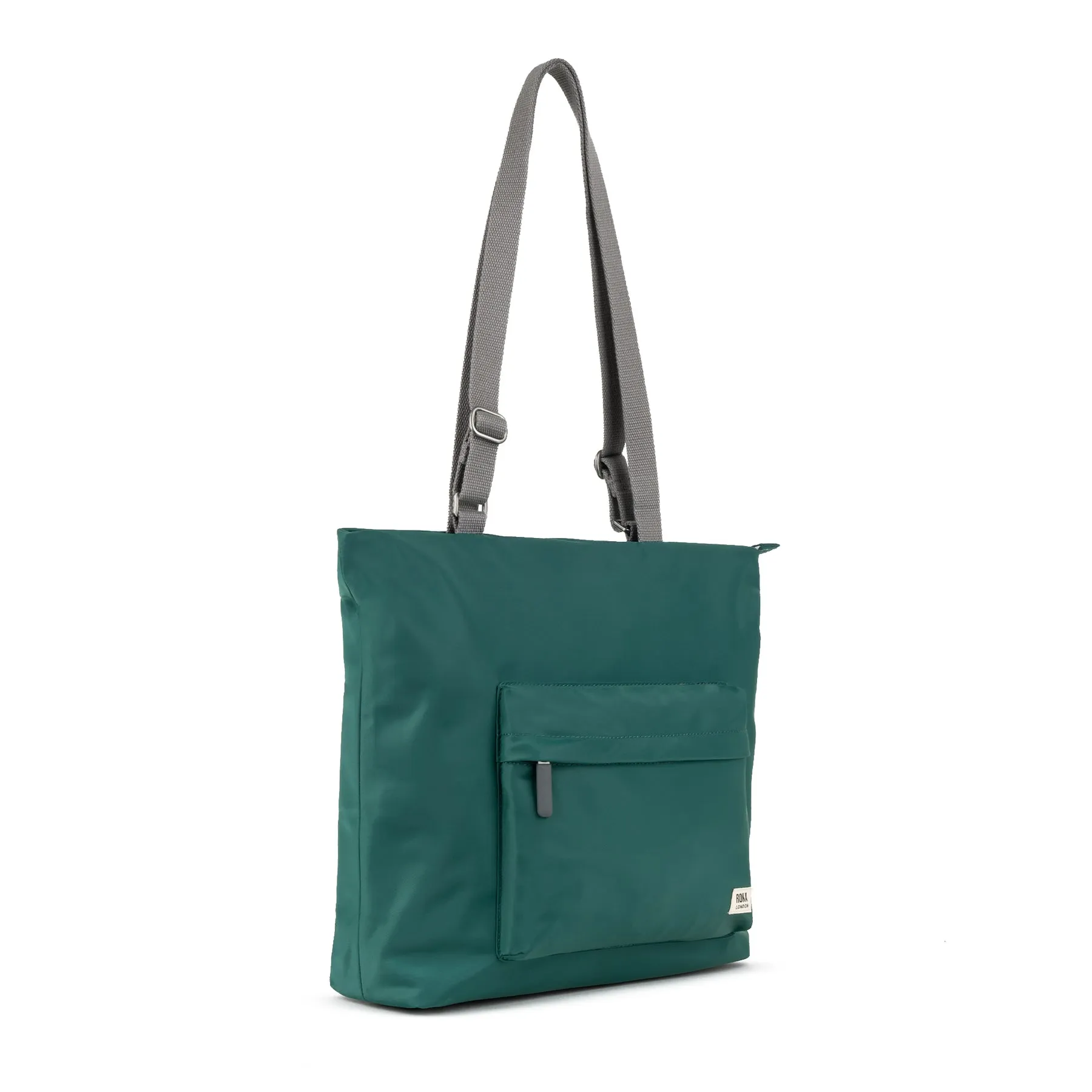 Roka Trafalgar B Teal Recycled Nylon Tote Bag