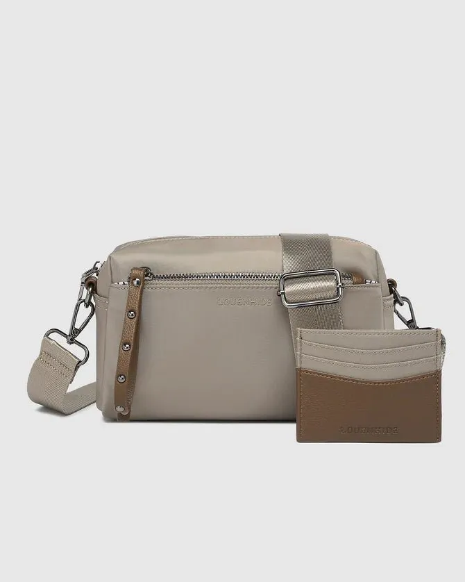 ROWIE NYLON CROSSBODY BAG COFFEE