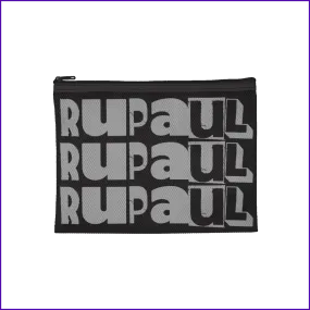 RuPaul Logo Black Mesh Bag