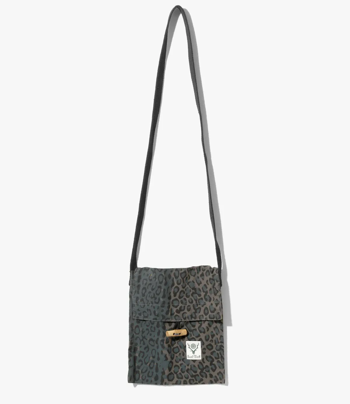 South2 West8 String Bag - Flannel Cloth / Printed Leopard