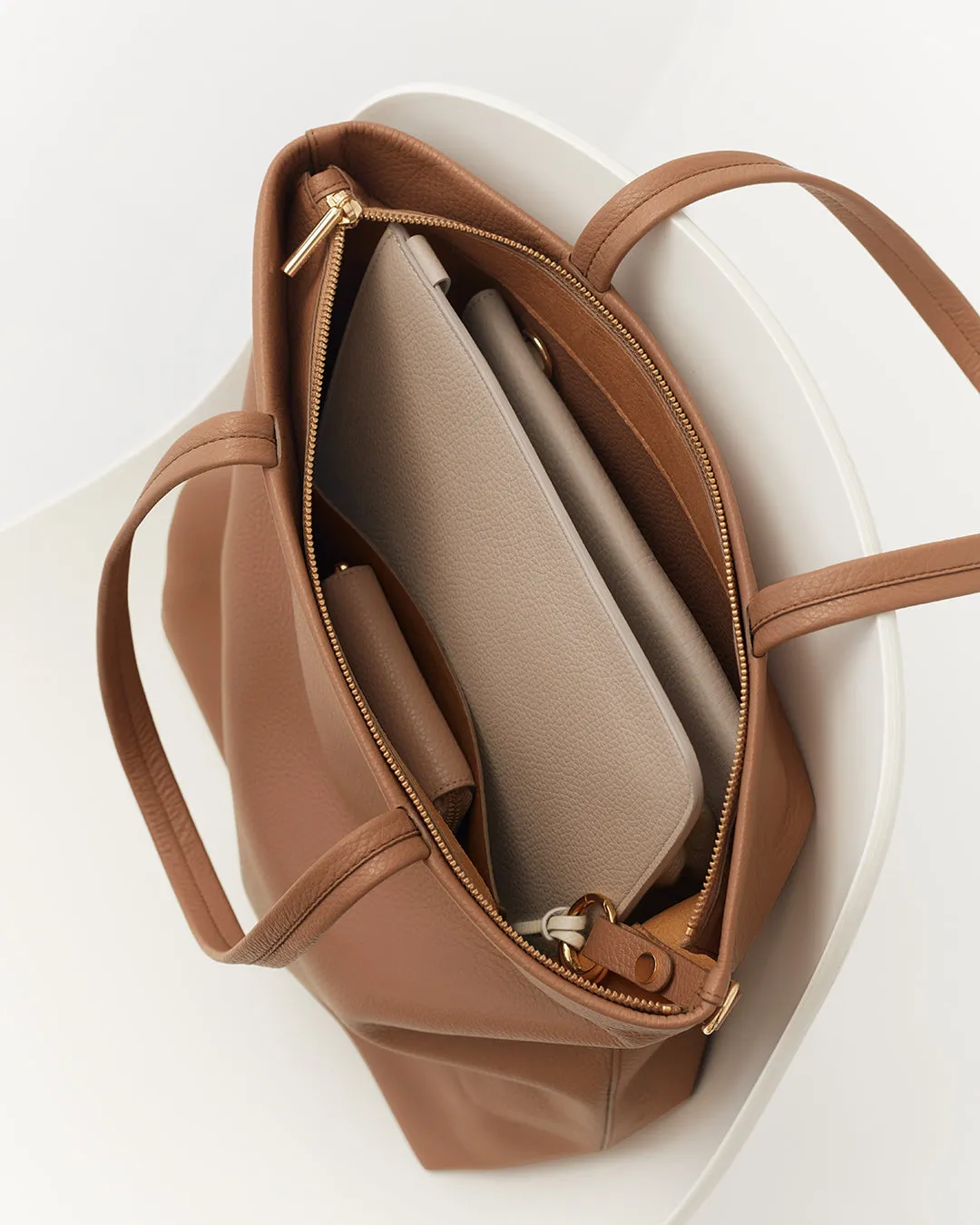 Tall Easy Zipper Tote