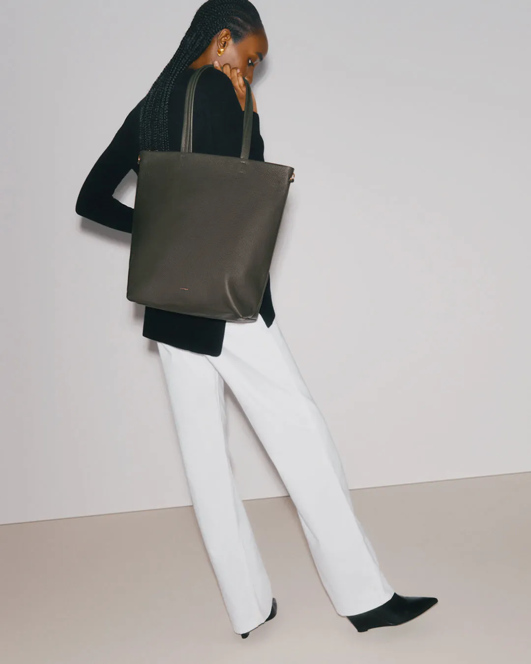 Tall Easy Zipper Tote