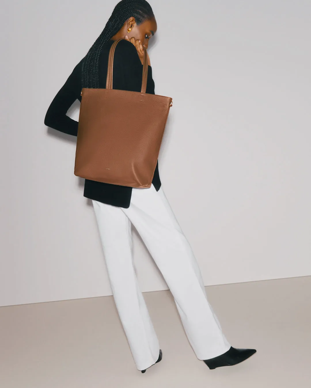 Tall Easy Zipper Tote