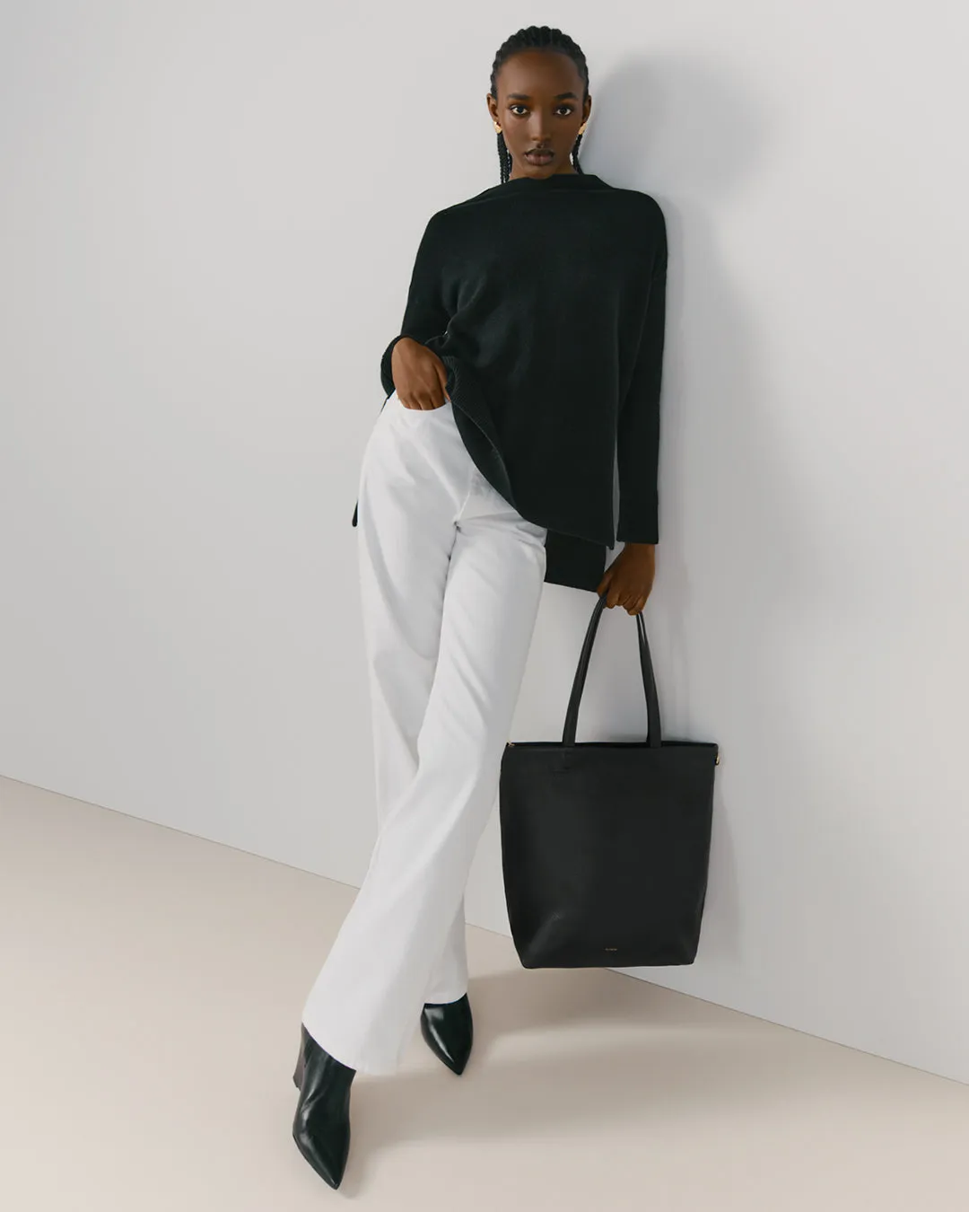 Tall Easy Zipper Tote