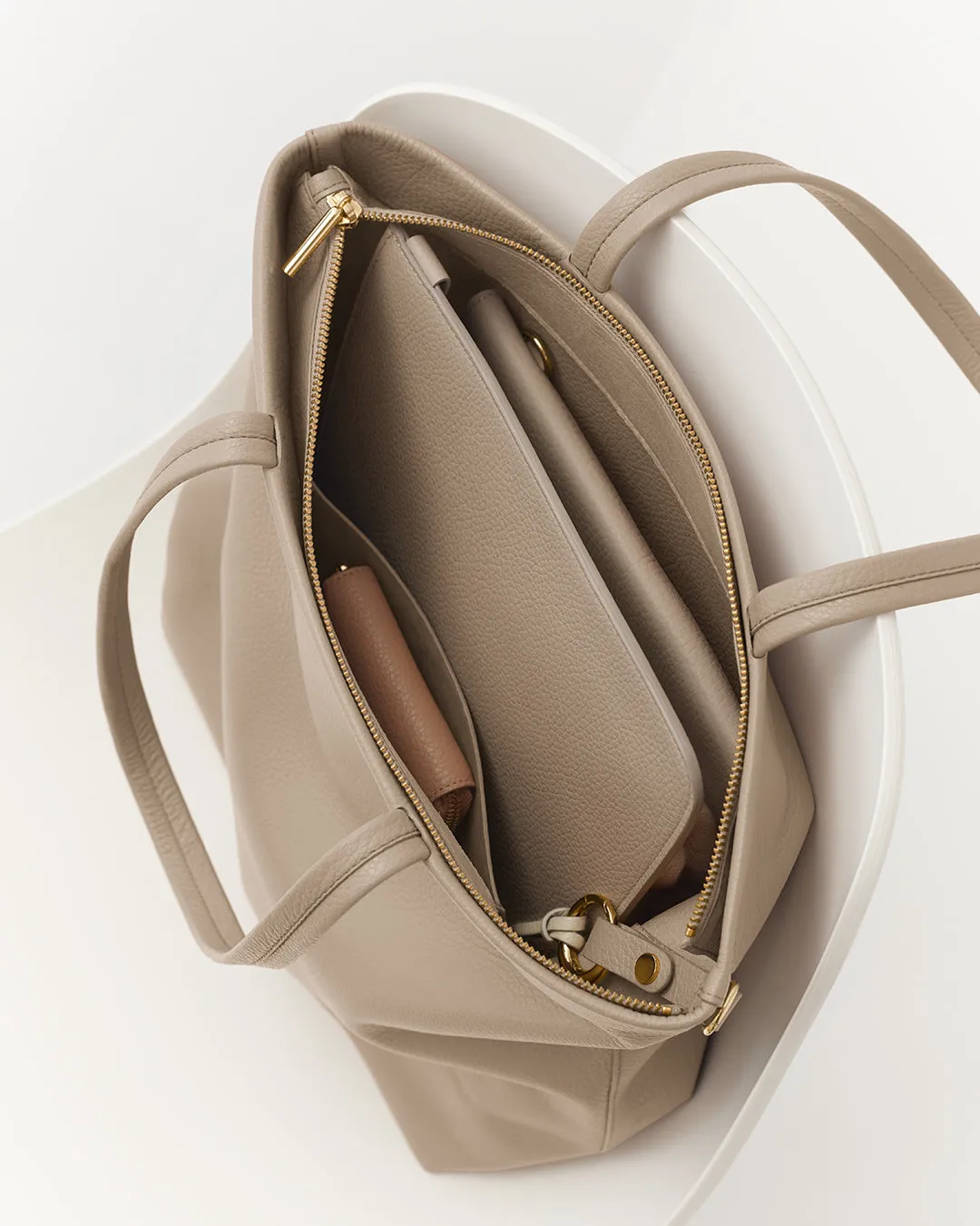 Tall Easy Zipper Tote