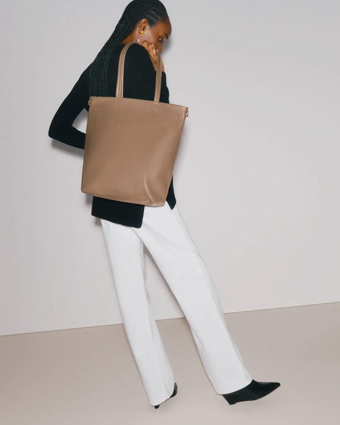 Tall Easy Zipper Tote