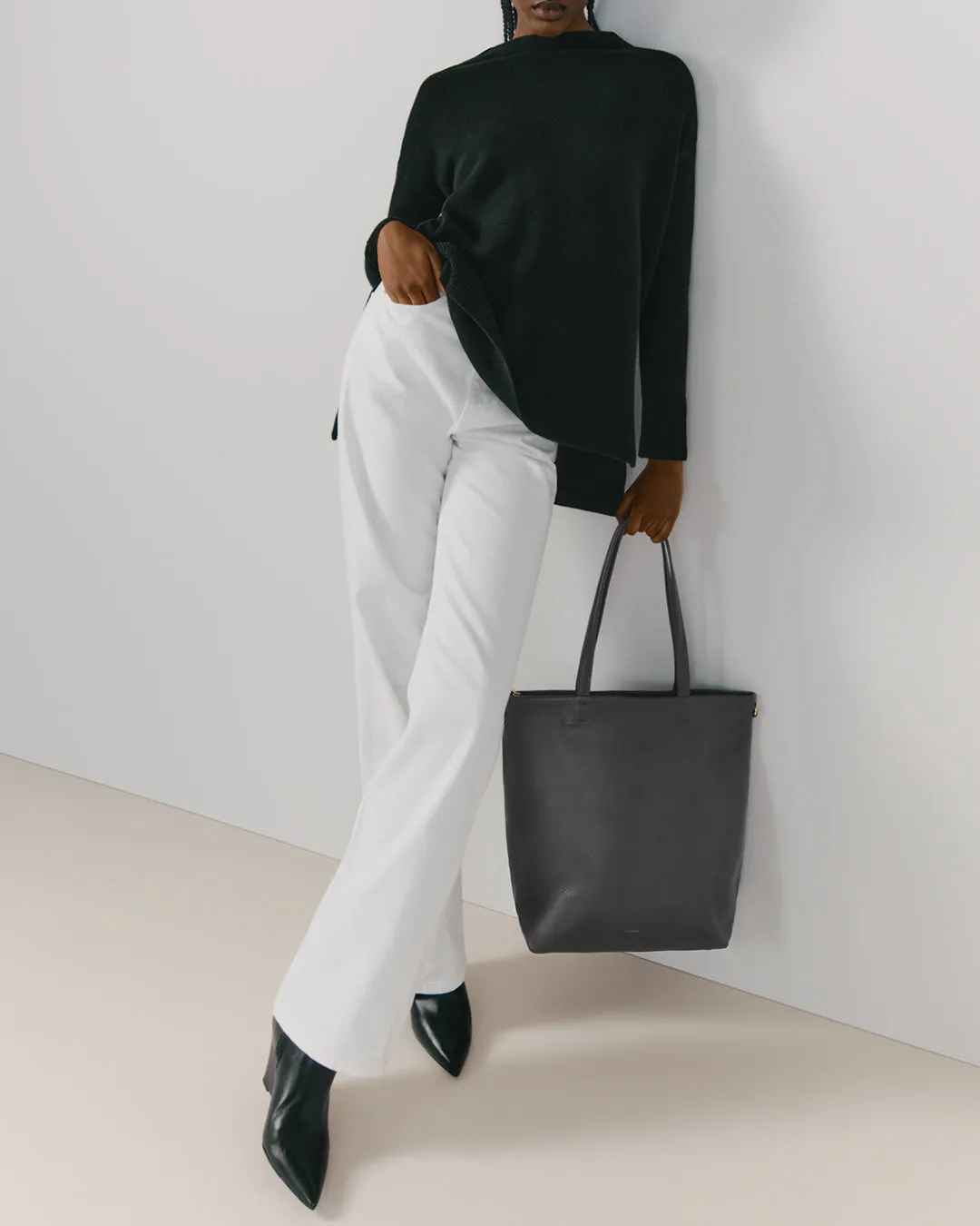 Tall Easy Zipper Tote