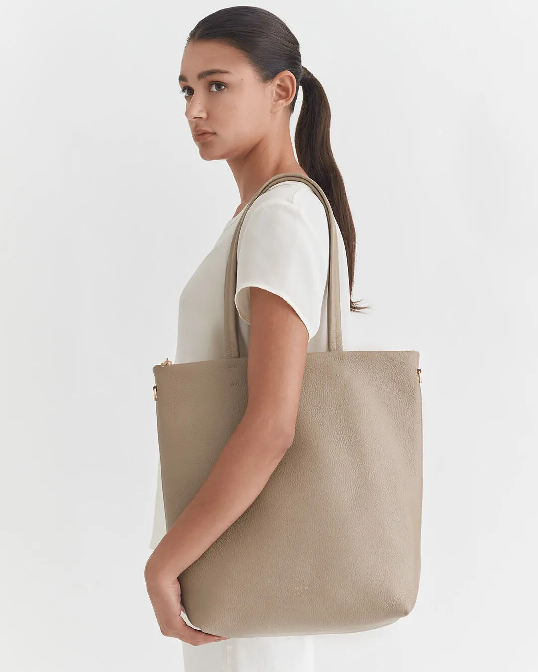 Tall Easy Zipper Tote