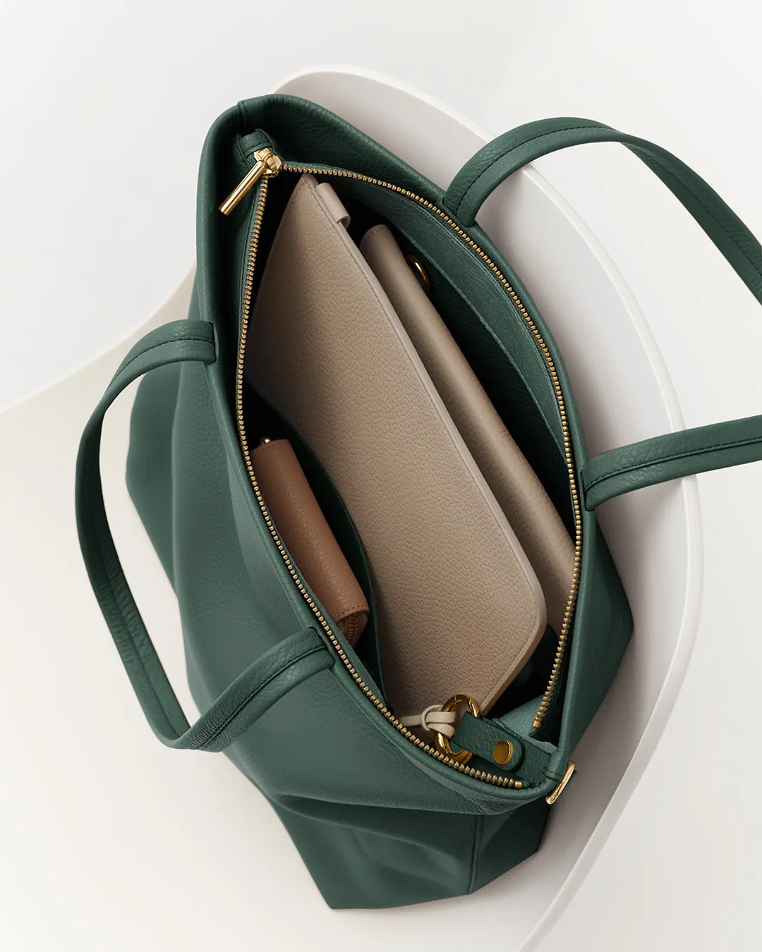 Tall Easy Zipper Tote