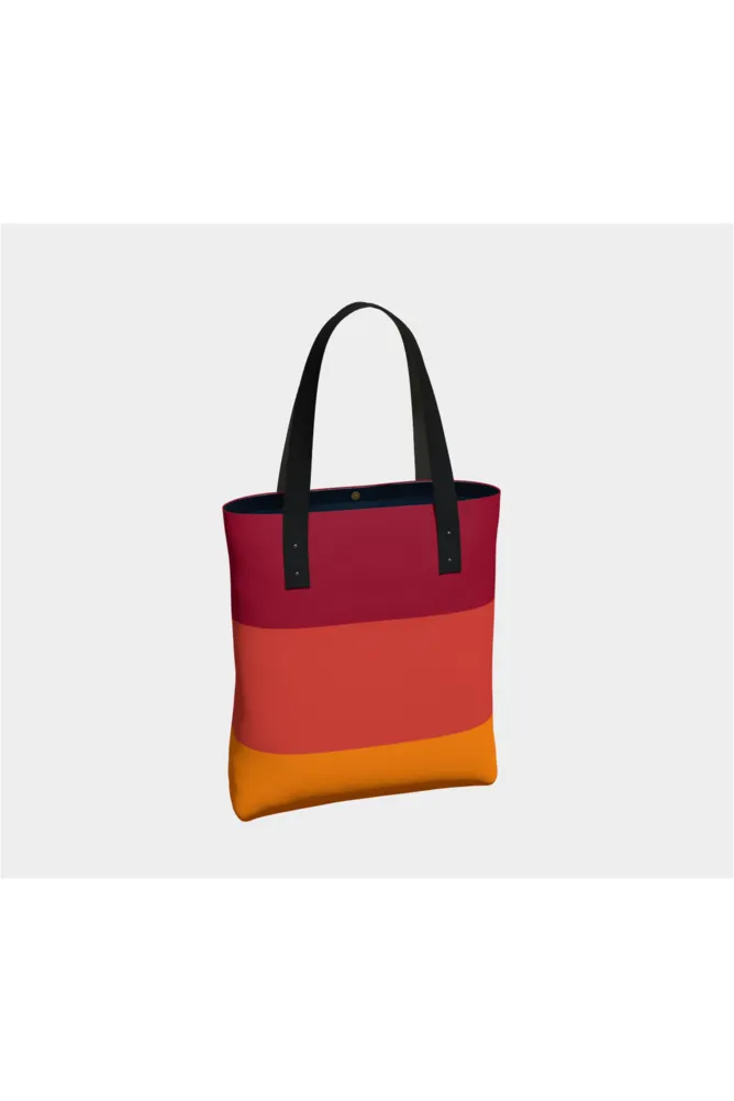 Tri-Color Tote Bag