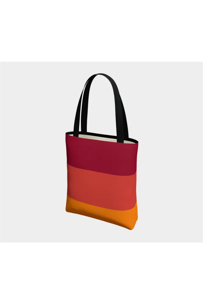 Tri-Color Tote Bag