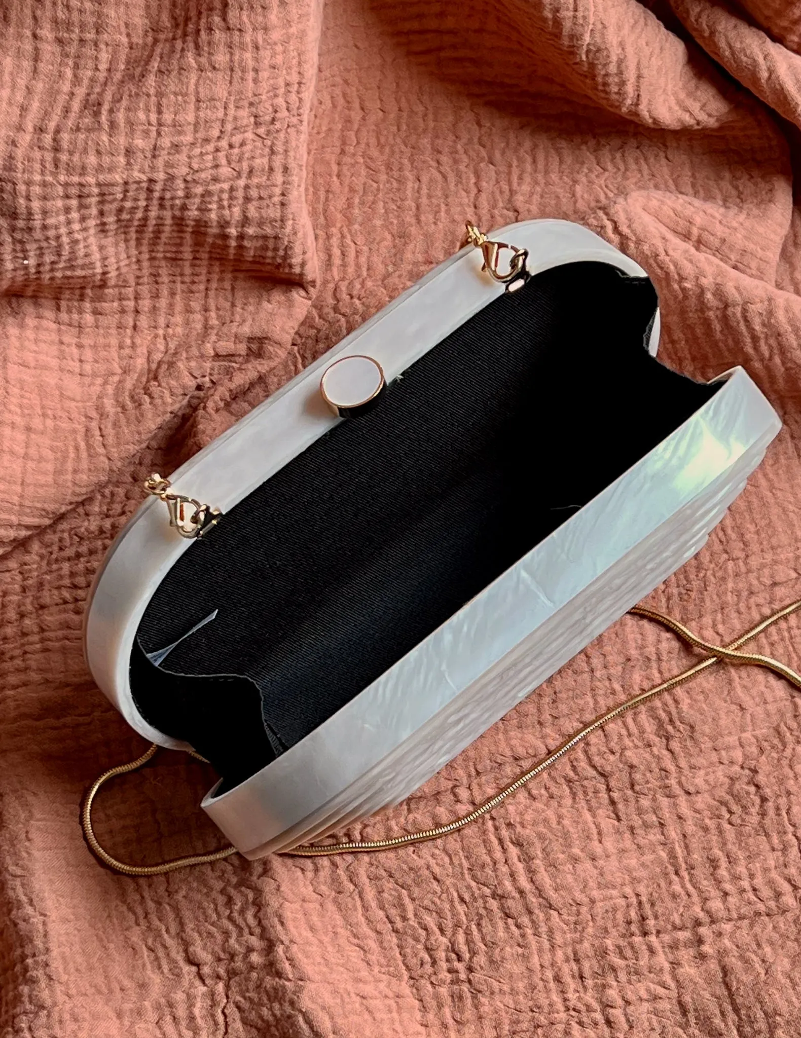Trudie Deco Clutch Bag