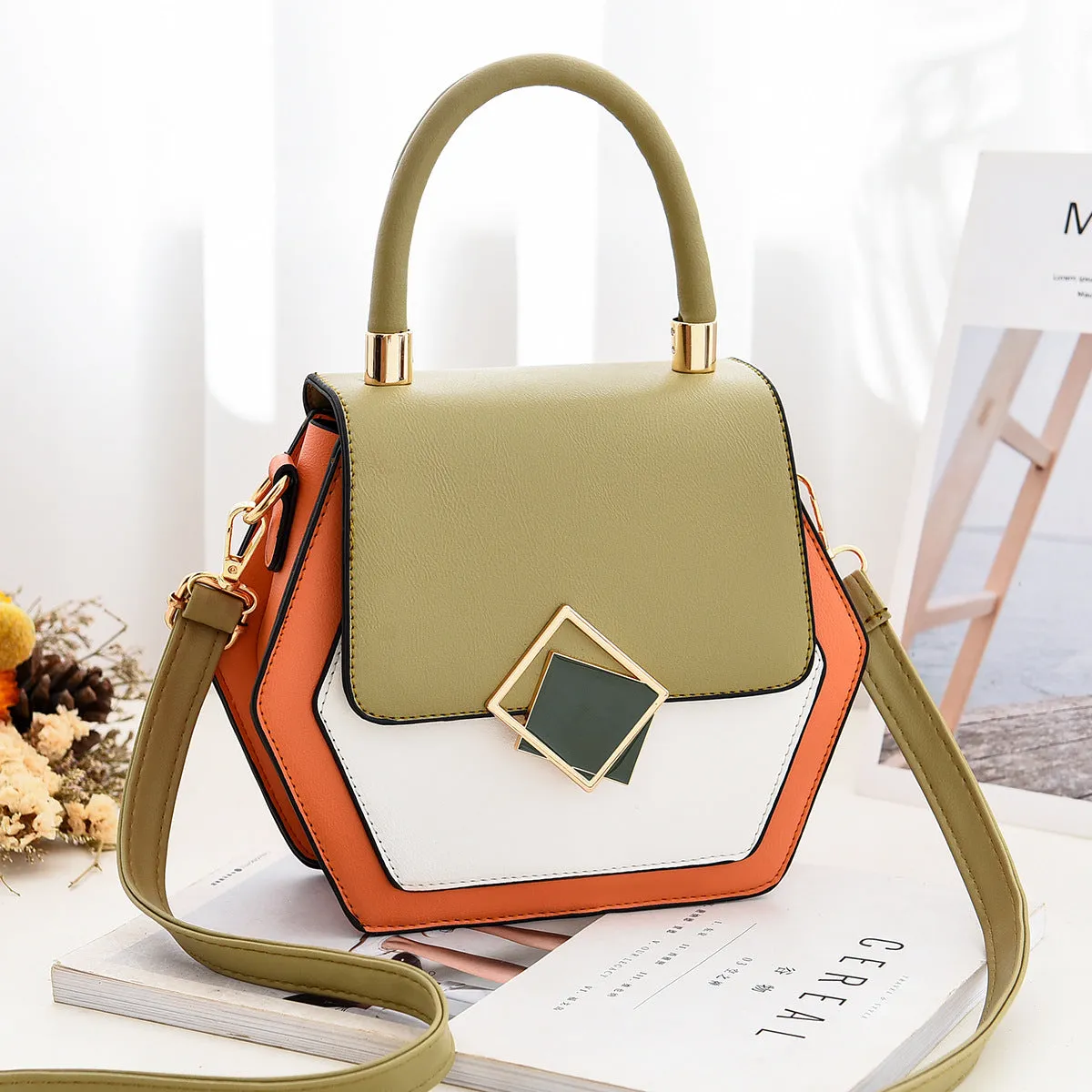 Unique & Stylish Women's Single Shoulder Diagonal Handbag.