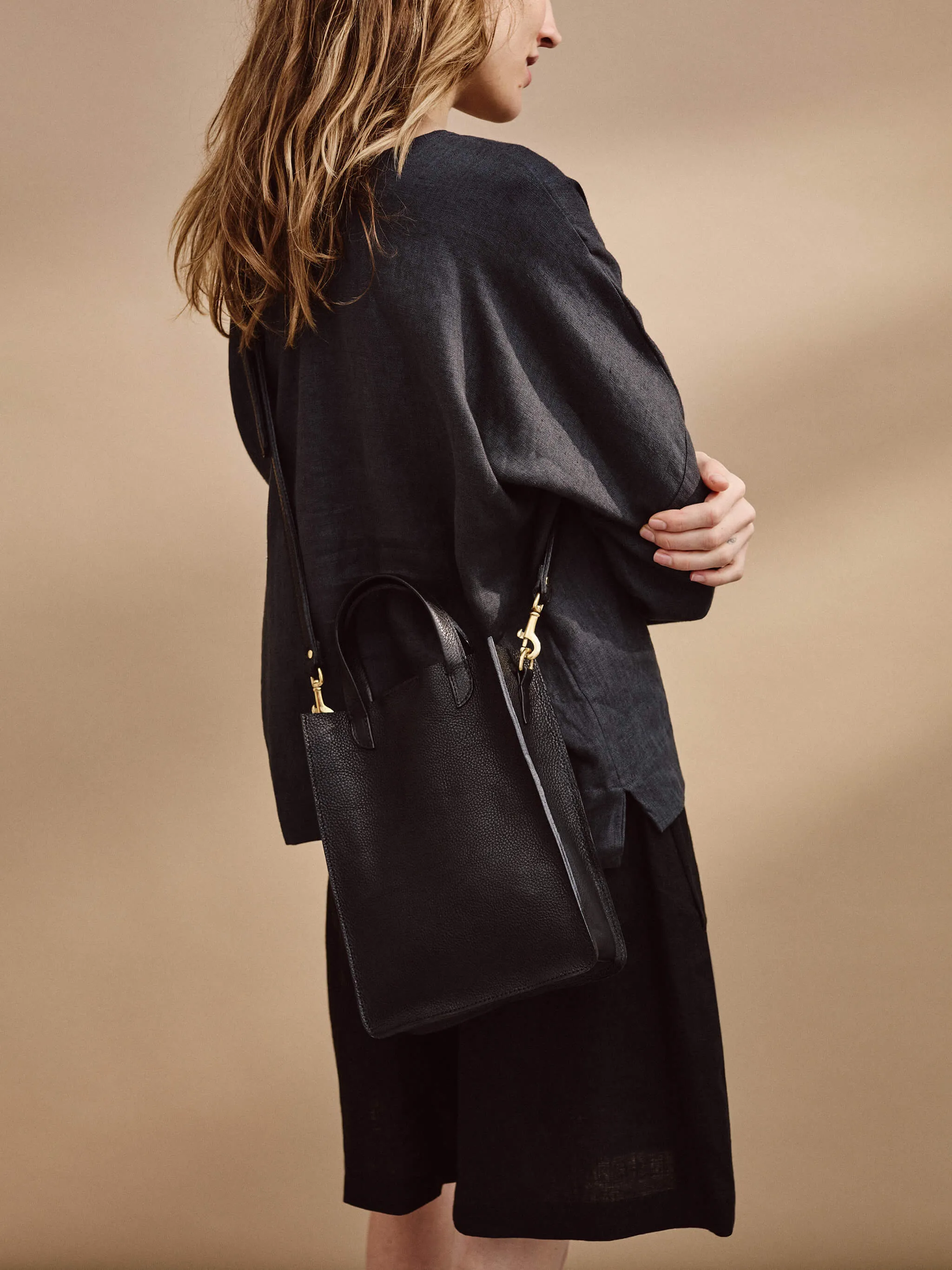 Wilb Mini Tote Bag - Black