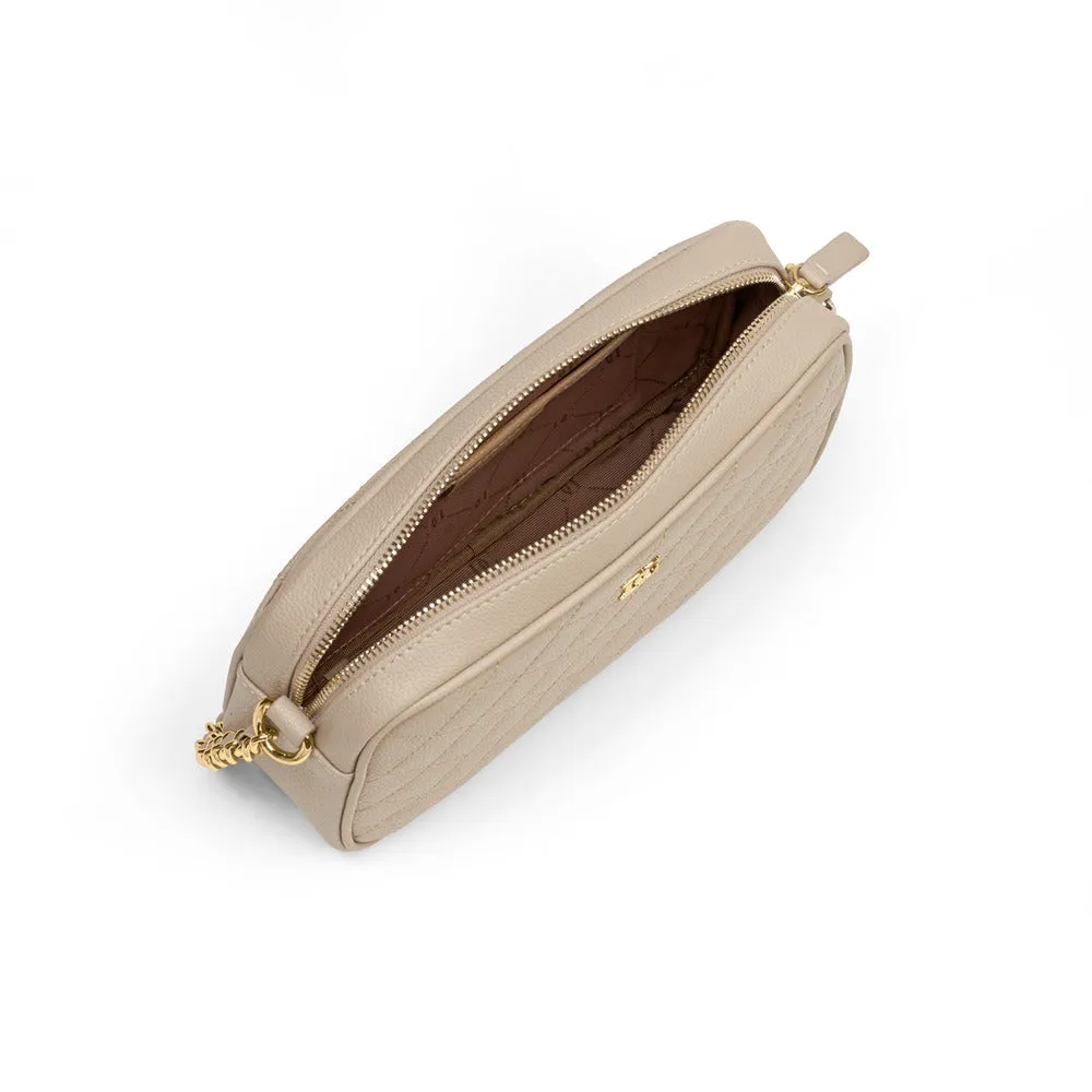 Women Beige Crossbody Bag