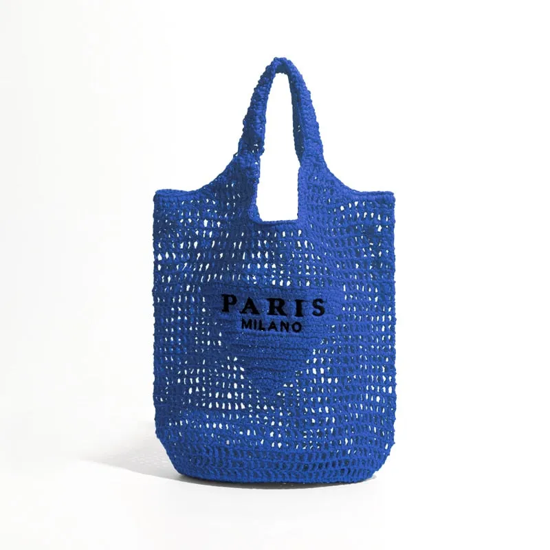 Women Plaited Raffia Straw Bag