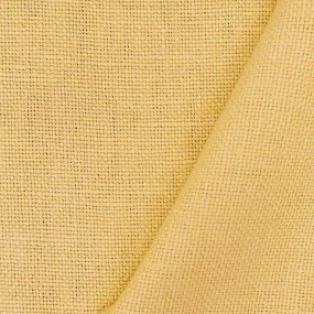 Yellow Moygashel Solid Woven Irish Linen Home Decorating Fabric