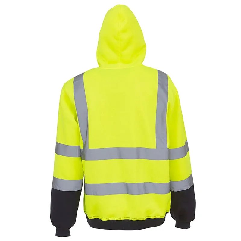 Yoko Hi-Vis Pull-Over Hoodie Sweatshirt Soft Feel